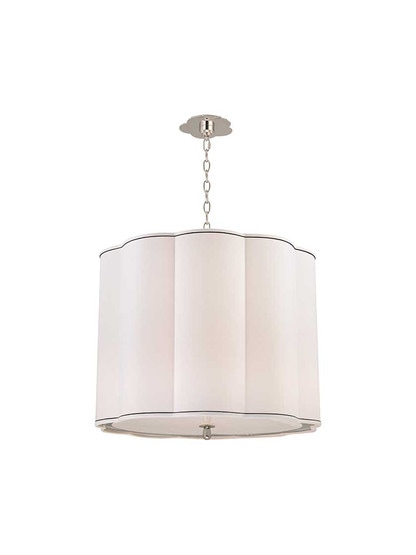 Sweeny 25 inch Pendant in Polished Nickel.